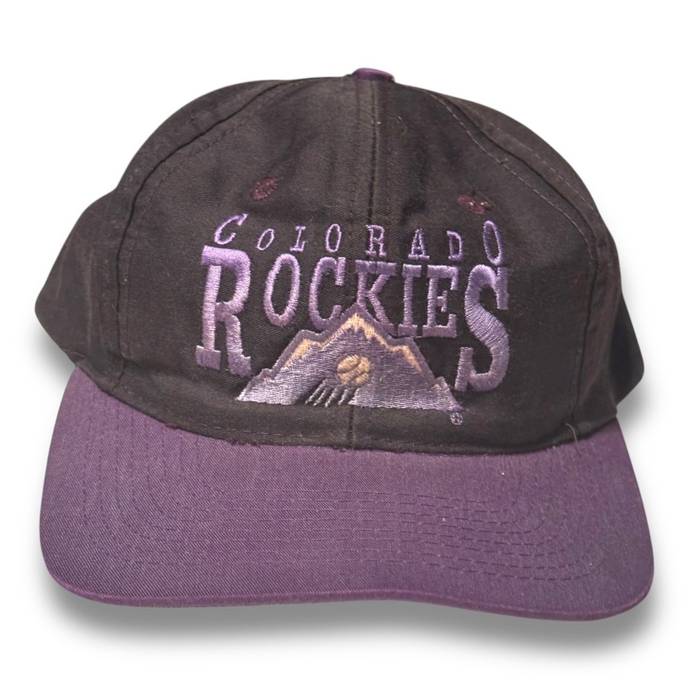 Colorado Rockies MLB Snapback Sports Hat Cap Design‎ Award Mascots Baseball VTG